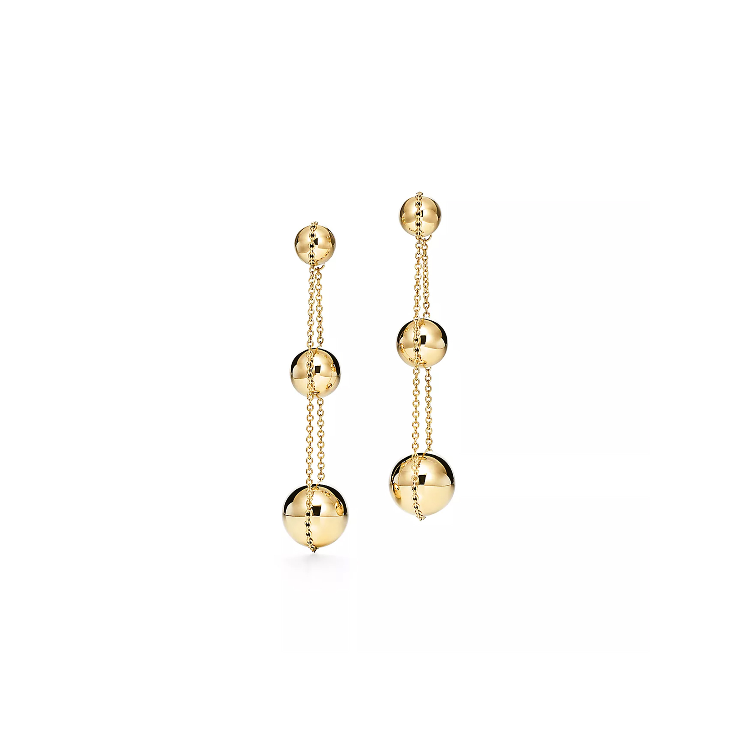 TIFFANY HARDWEAR THREE LAYER DROP EARRINGS 60006746